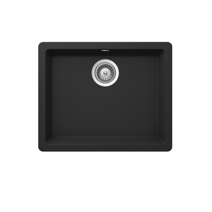 Hafele Lazio Granit Eviye 550x430mm, Siyah Renk (Sifonsuz)