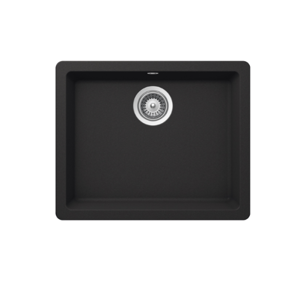 Hafele Lazio Granit Eviye 550x430mm, Siyah Renk (Sifonsuz)