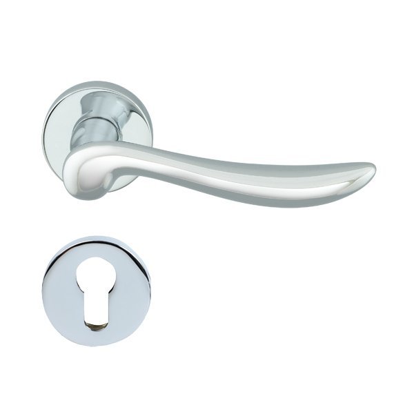 Hafele Troy Barelli Kapı Kolu Seti, Parlak Krom Renk