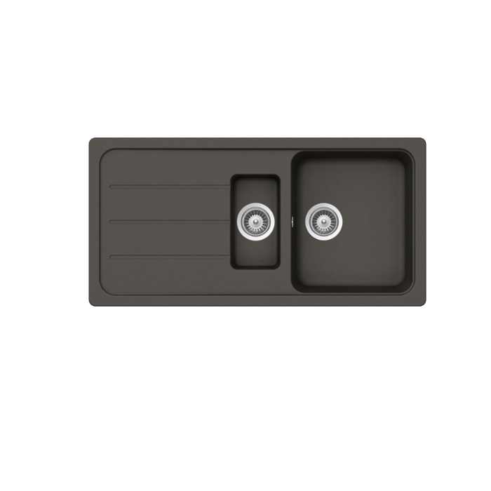 Hafele Elisa Granit Eviye 1000x500mm, Antrasit Renk (Sifonsuz)