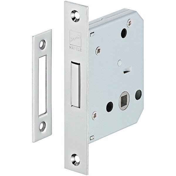 Hafele Gömme sürgü kilit WC p.çelik mat 55/24mm