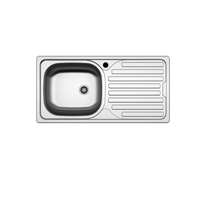 Hafele Capua03 Tezgah Üstü Eviye Seti, Dekorlu Sağ Damlalık