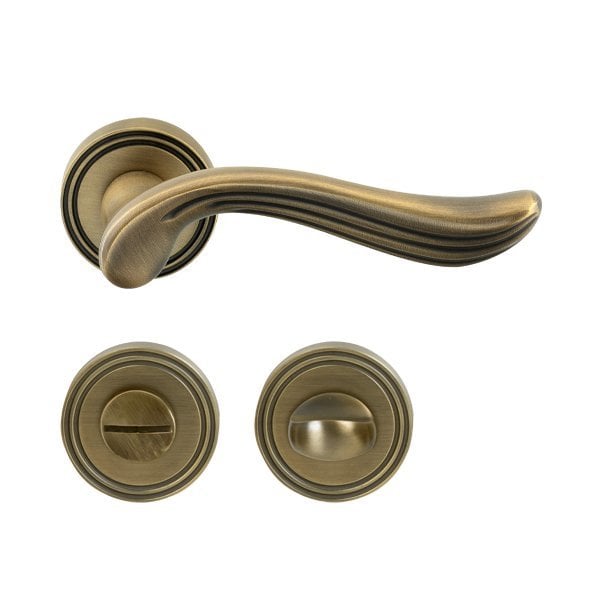 Hafele Rouge Wc Kapı Kolu Seti, Antik Bronz Renk