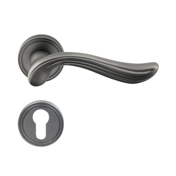 Hafele Rouge Barelli Kapı Kolu Seti, Antik Gümüş Renk