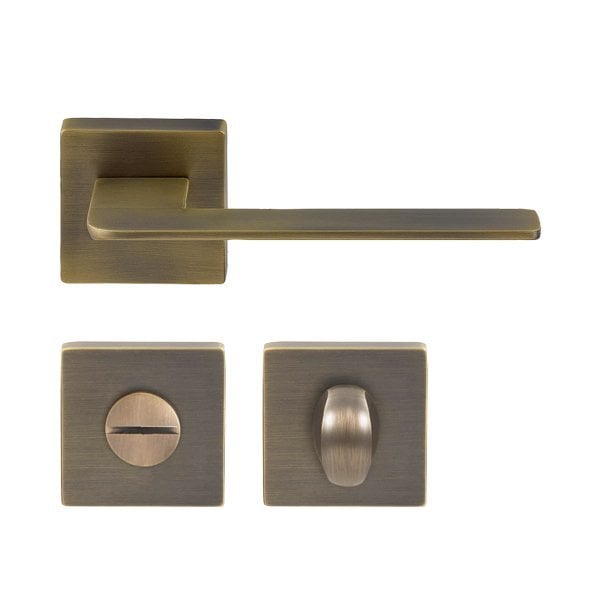 Hafele Porte Wc Kapı Kolu Seti, Antik Bronz Renk