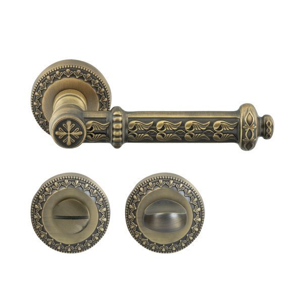 Hafele Ponte Wc Kapı Kolu Seti, Antik Bronz Renk