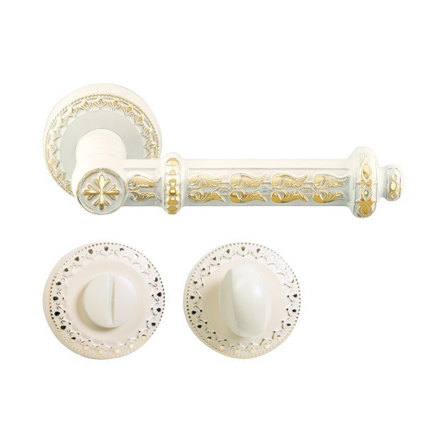 Hafele Ponte Wc Kapı Kolu Seti, Krem Altın Renk