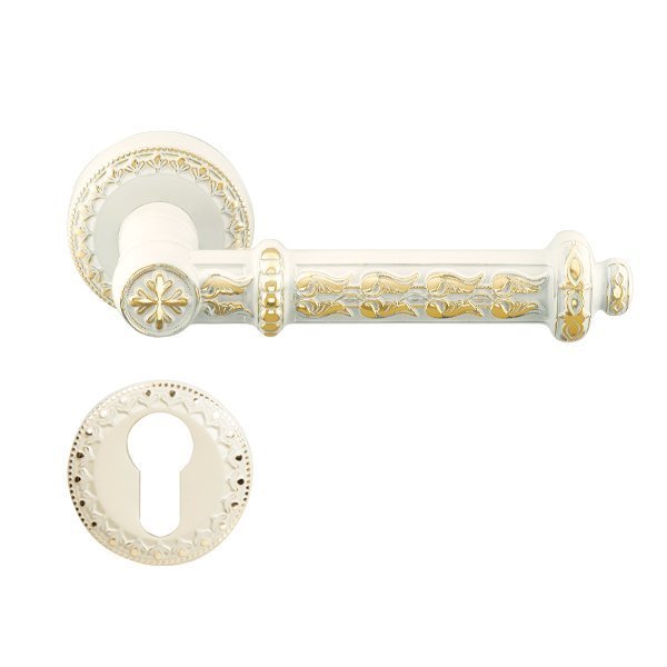 Hafele Ponte Barelli Kapı Kolu Seti, Krem Altın Renk