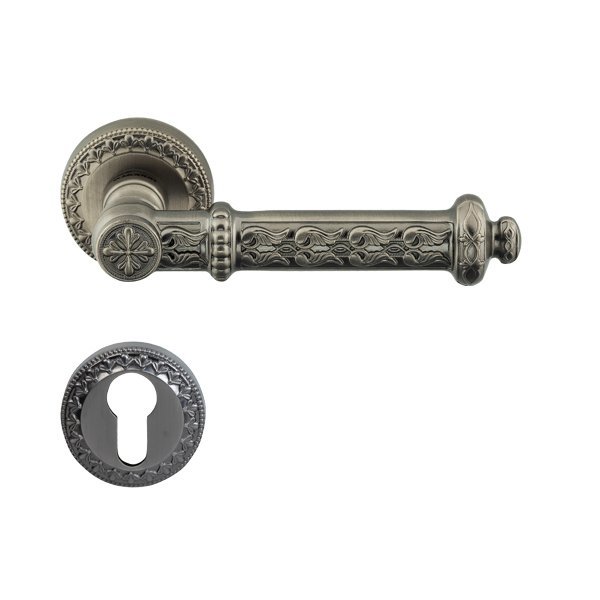 Hafele Ponte Barelli Kapı Kolu Seti, Antik Gümüş Renk