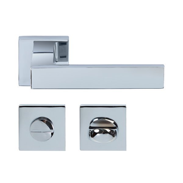 Hafele Pera Wc Kapı Kolu Seti, Parlak Krom Renk