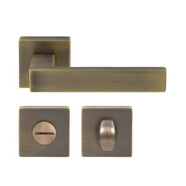 Hafele Pera Wc Kapı Kolu Seti, Antik Bronz Renk