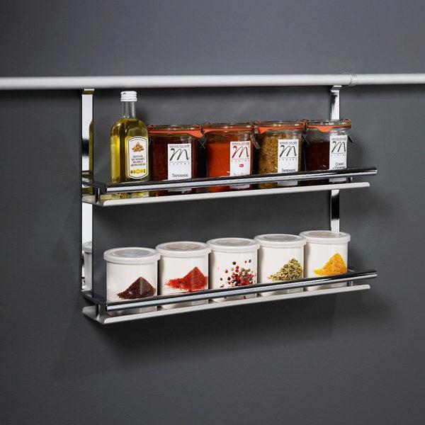 Hafele Baharat Rafı Paslanmaz Çelik 380x275x80mm