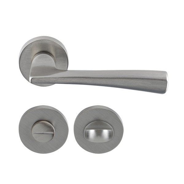 Hafele Milano Wc Kapı Kolu Seti, Mat Nikel Renk