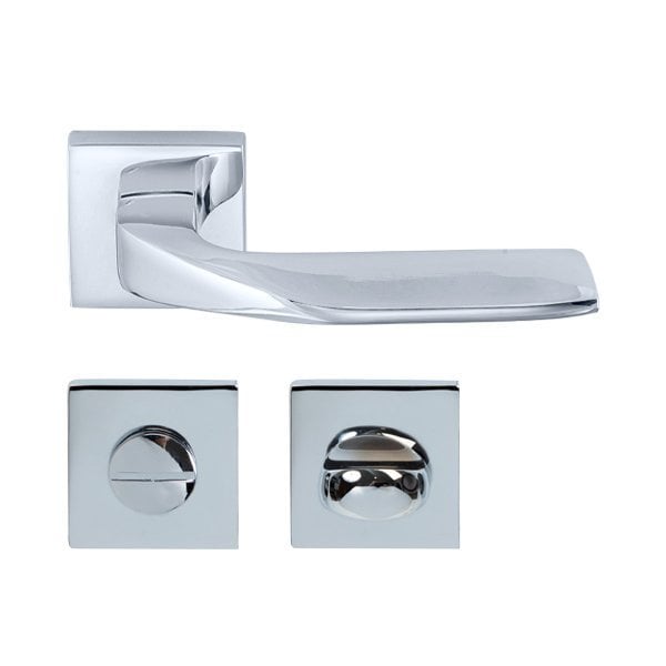 Hafele Leo Wc Kapı Kolu Seti, Parlak Krom Renk