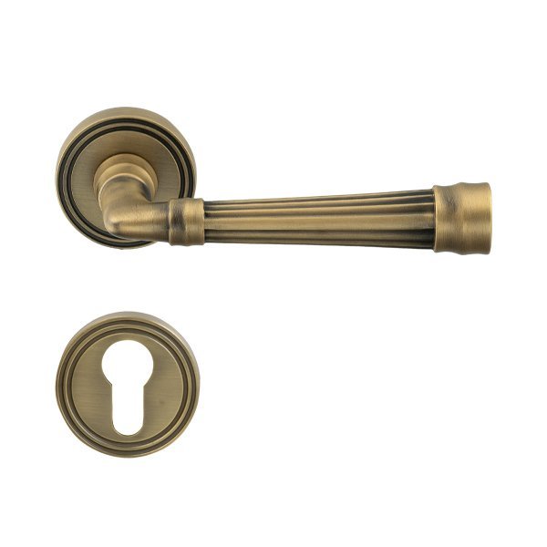 Hafele Gain Barelli Kapı Kolu Seti, Antik Bronz Renk