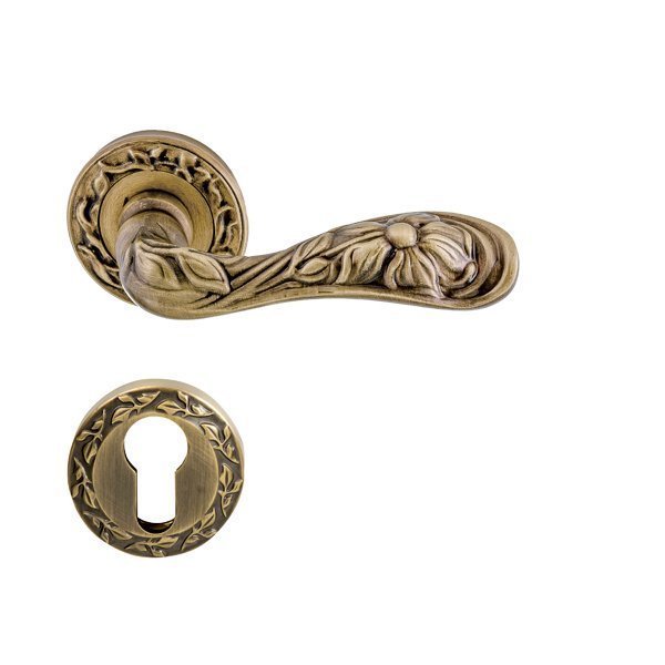 Hafele Florus Barelli Kapı Kolu Seti, Antik Bronz Renk