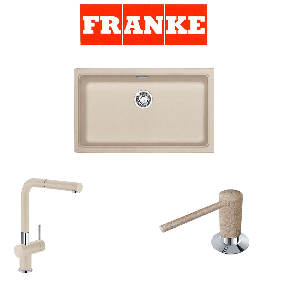 Franke Kubus KBG 110-70 Eviye Batarya Sabunluk Kampanyası Avena