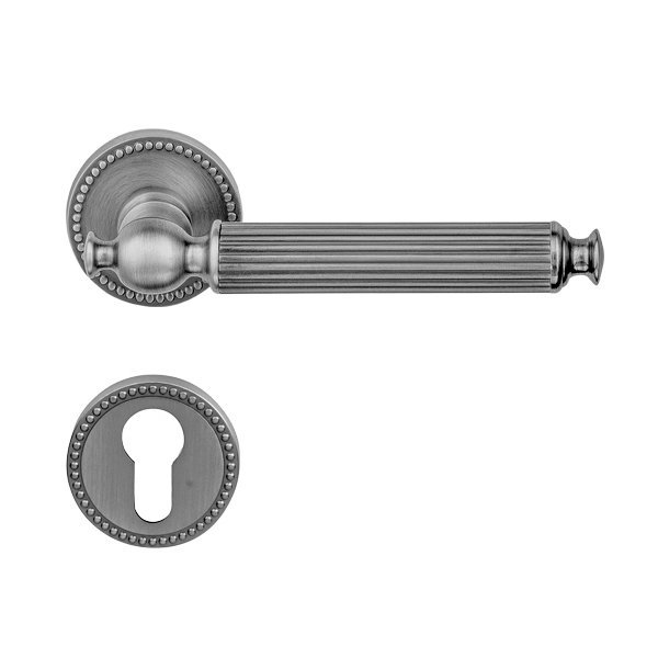 Hafele Calısto Barelli Kapı Kolu Seti, Antik Gümüş Renk