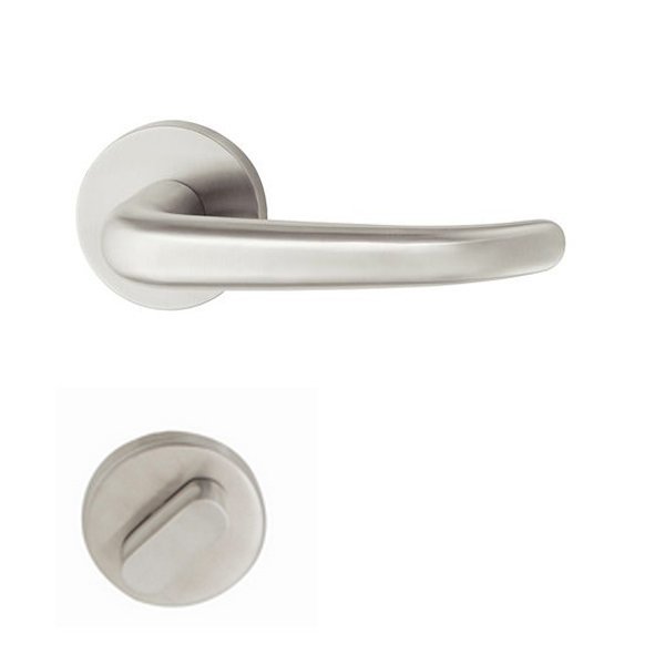 Hafele Pdh4104 Wc Kapı Kolu Seti, Paslanmaz Çelik Renk