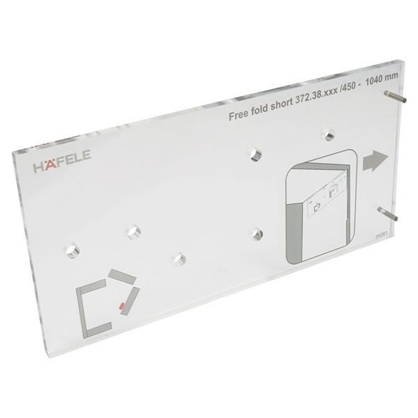 Hafele Free fold short montaj şablonu