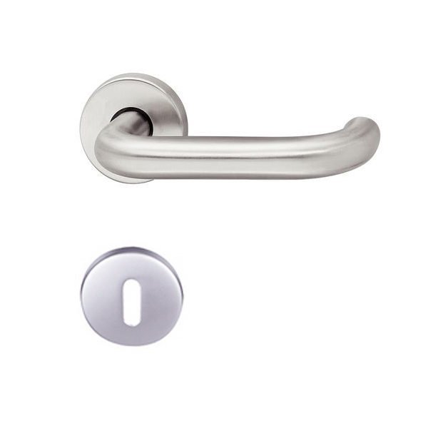 Hafele Alasept Roland Oda Kapı Kolu Seti, Mat Paslanmaz Çelik Renk