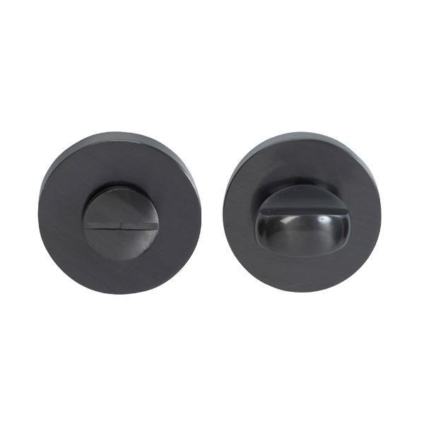 Hafele Yuvarlak Wc Kapı Kolu Rozeti, Antrasit Renk