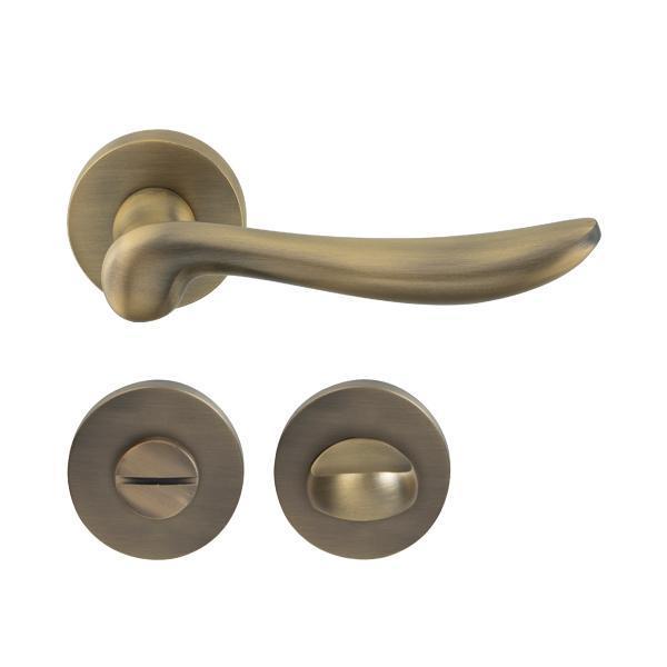 Hafele Troy Wc Kapı Kolu Seti, Antik Bronz Renk