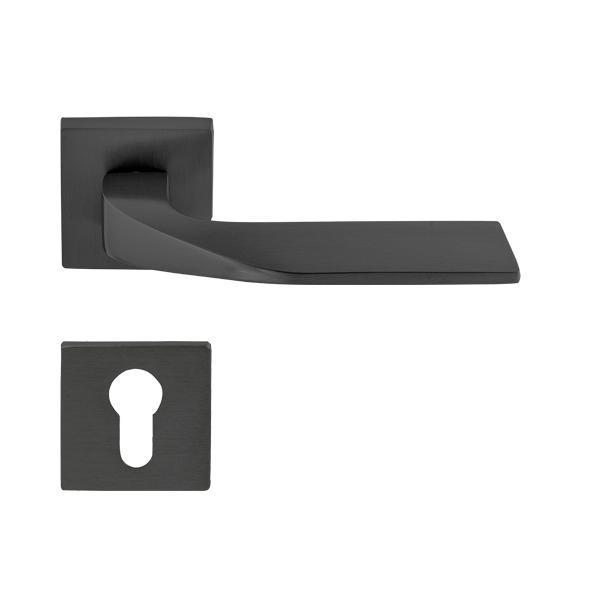 Hafele Leo Barelli Kapı Kolu Seti, Antrasit Renk (Stokta Yok)