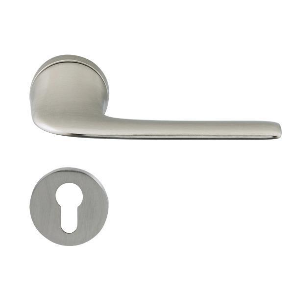 Hafele Norm Barelli Kapı Kolu Seti, Mat Nikel Renk