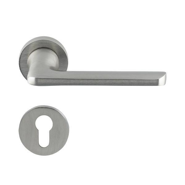 Hafele Eloy Barelli Kapı Kolu Seti, Mat Paslanmaz Çelik Renk