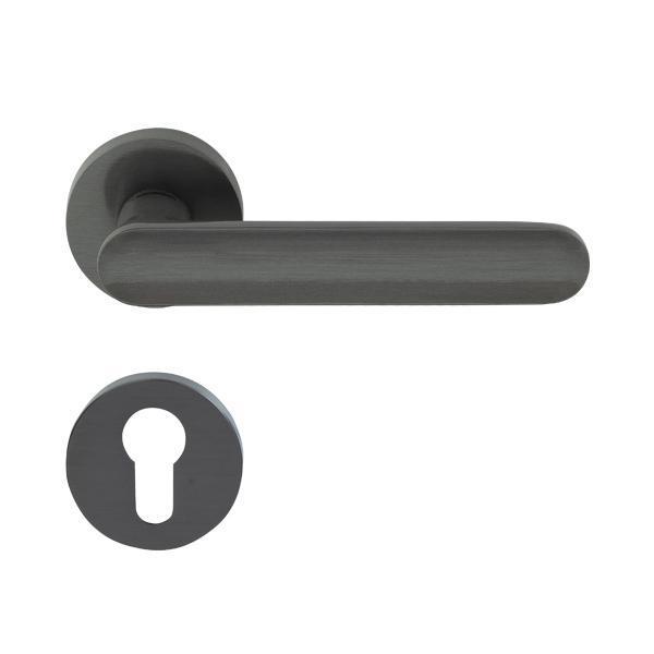 Hafele Marte Barelli Kapı Kolu Seti, Antrasit Renk