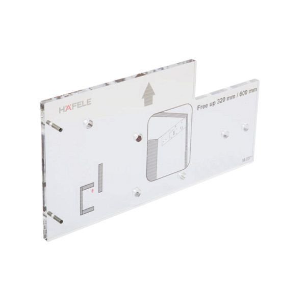 Hafele FREE SWING Gövde delik şablonu