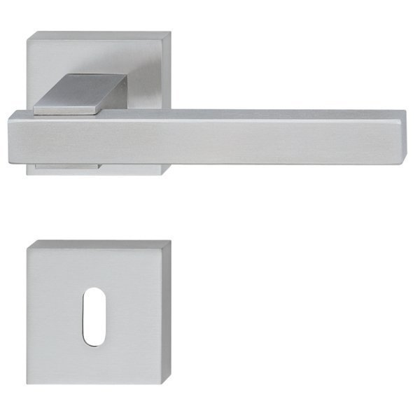 Hafele Lola Oda Kapı Kolu Seti, Mat Paslanmaz Çelik Renk