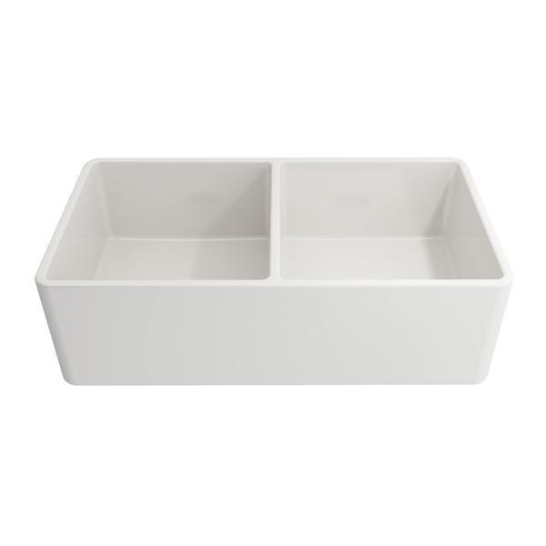 Hafele Norah Seramik Eviye 838x457mm, Parlak Beyaz (Sifonsuz)