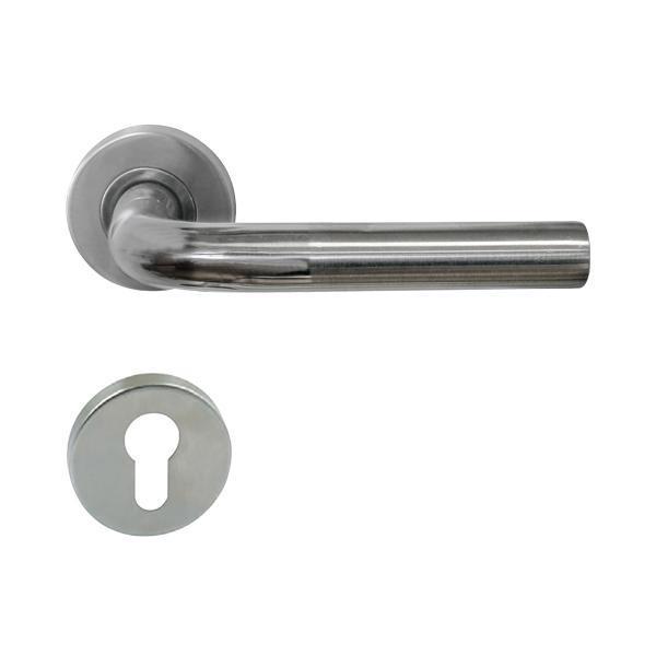 Hafele Rea II Barelli Kapı Kolu Seti, Paslanmaz Çelik Renk