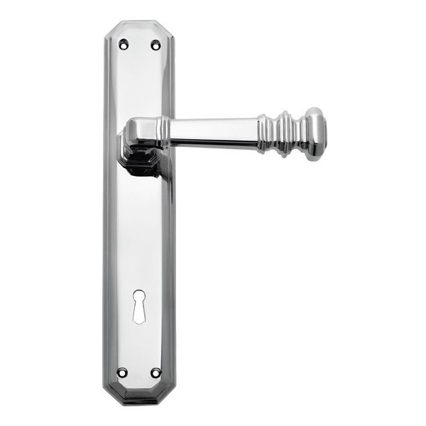 Hafele Stile 900-2 Oda Kapı Kolu Seti, Parlak Krom Renk