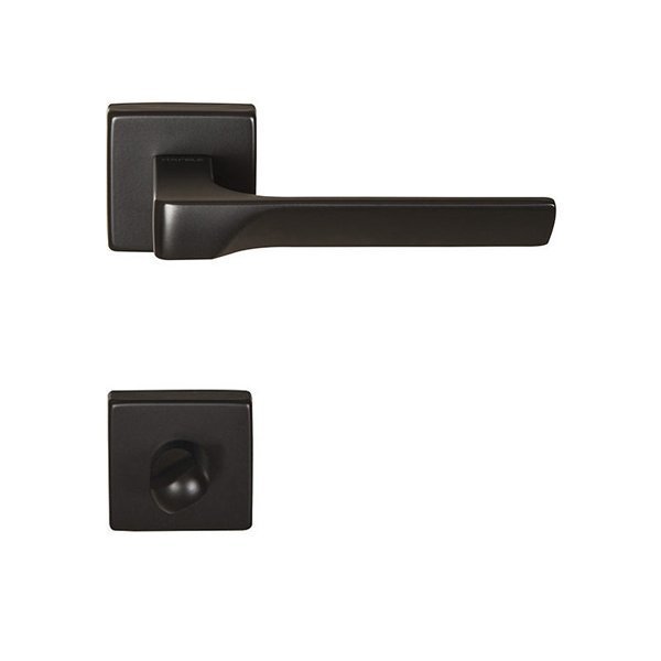 Hafele İstanbul Wc Kapı Kolu Seti, Mat Siyah Renk