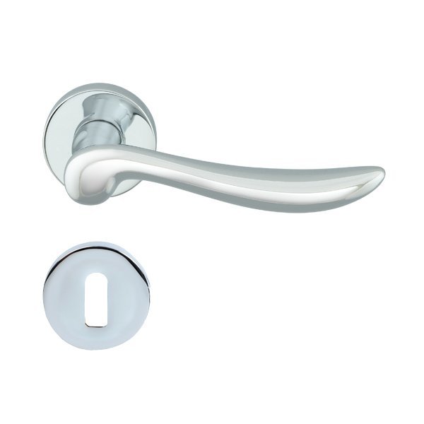 Hafele Troy Oda Kapı Kolu Seti, Parlak Krom Renk