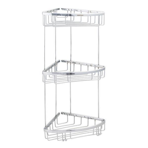 Hafele Üçlü duş rafı krom parlak