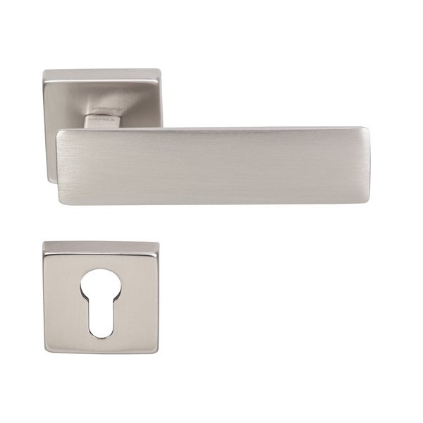 Hafele Spring Barelli Kapı Kolu Seti, Mat Nikel Renk