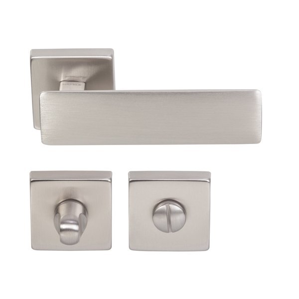 Hafele Spring Wc Kapı Kolu Seti, Mat Nikel Renk