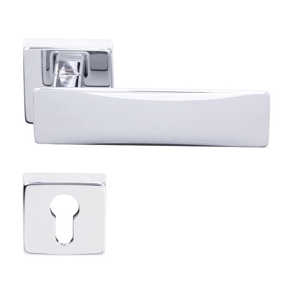 Hafele Spring Barelli Kapı Kolu Seti, Parlak Krom Renk