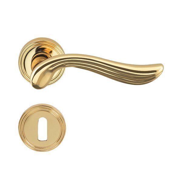 Hafele Rouge Oda Kapı Kolu Seti, Parlak Pirinç