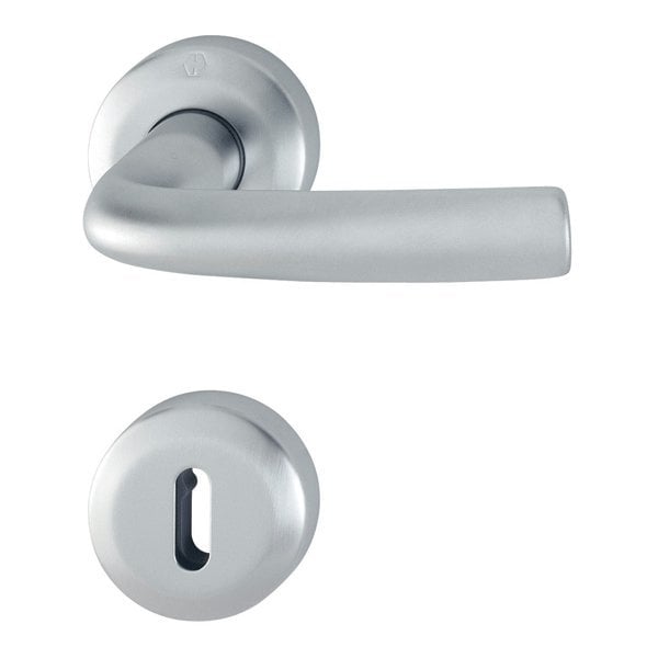 Hafele Cannes Oda Kapı Kolu Seti, Mat Krom Renk