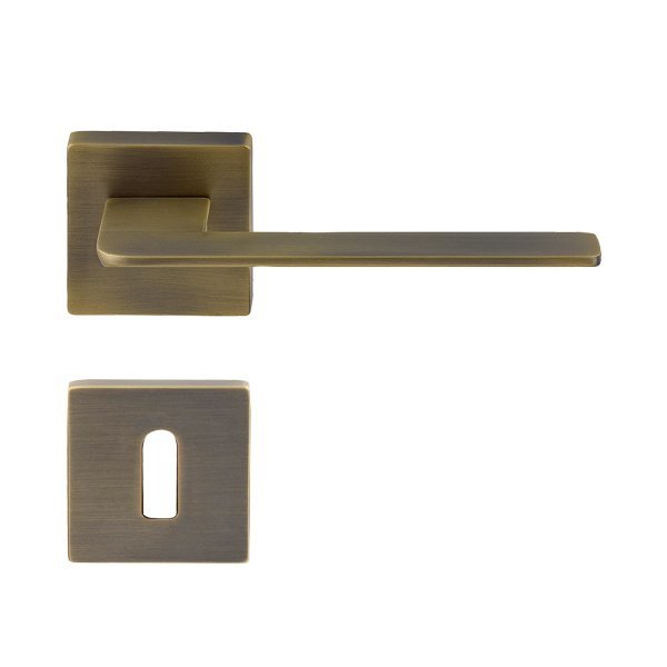 Hafele Porte Oda Kapı Kolu Seti, Antik Bronz Renk