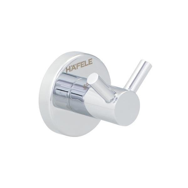 Hafele Abstract İkili Banyo Askılığı, Parlak Krom Renk