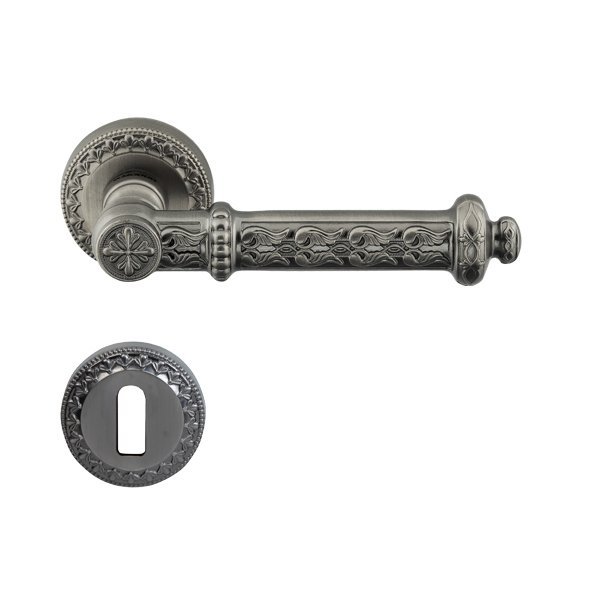 Hafele Ponte Oda Kapı Kolu Seti, Antik Gümüş Renk