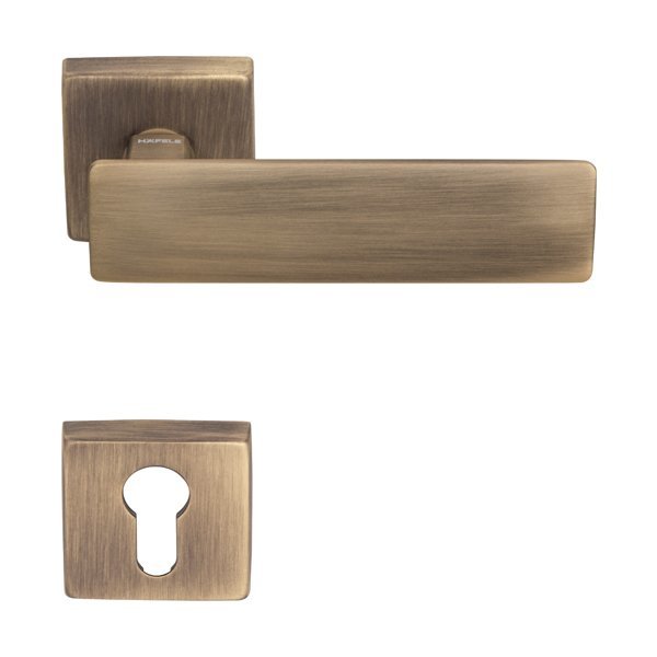 Hafele Spring Barelli Kapı Kolu Seti, Antik Bronz Renk