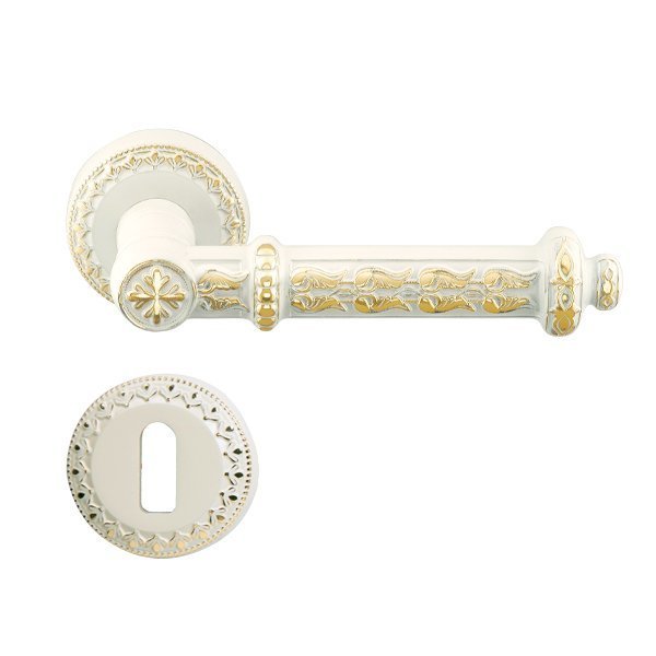 Hafele Ponte Oda Kapı Kolu Seti, Krem Altın Renk