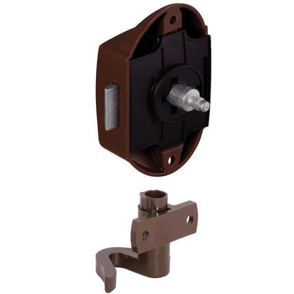 Hafele Basmalı İspanyolet Kilit 25mm, Kahve Renk